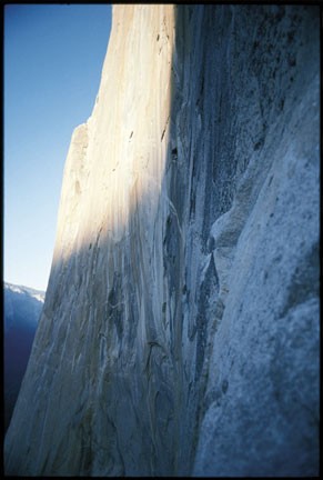 Morning light on the Dawn Wall.