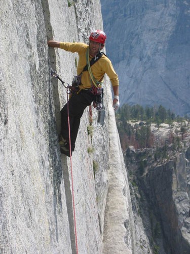 Matt Owen resting from the solid jams/lieback of the Double Cracks &#4...