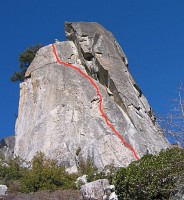 Phantom Spires, Upper Spire - Gingerbread 5.7 - Lake Tahoe, California, USA. Click to Enlarge