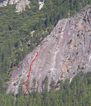 Manure Pile Buttress - C.S. Concerto 5.8 - Yosemite Valley, California USA. Click to Enlarge