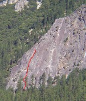 Manure Pile Buttress - C.S. Concerto 5.8 - Yosemite Valley, California USA. Click to Enlarge