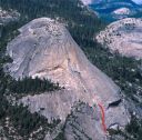 North Dome - Crest Jewel Direct 5.10d - Yosemite Valley, California USA. Click for details.