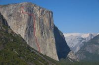 El Capitan - Horse Chute A3 5.7 - Yosemite Valley, California USA. Click to Enlarge