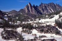 Prusik Peak - South Face III 5.9 - North Cascades, Washington, USA. Click to Enlarge