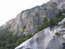 The Cookie Cliff - The Cookie, Center Route 5.9 - Yosemite Valley, California USA. Click for details.