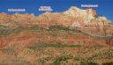 West Temple - Southwest Ridge III/IV 5.7 - Zion National Park, Utah, USA. Click for details.