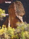 Temple of Sinewava - The Pulpette I 5.9 - Zion National Park, Utah, USA. Click for details.