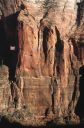 Desert Shield Area - Disco Inferno V 5.9 C2+ - Zion National Park, Utah, USA. Click for details.