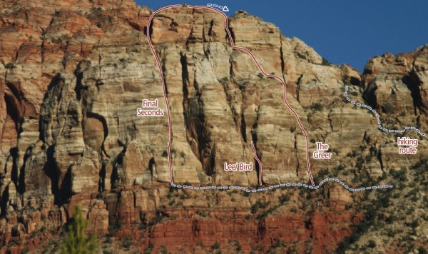Mt Allgood Zion Climbing
