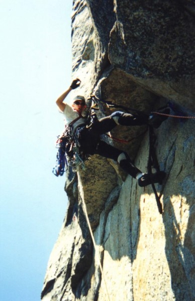 Chris McNamara on pitch 12 "The Grand Traverse" of Lurking Fear, El Ca...