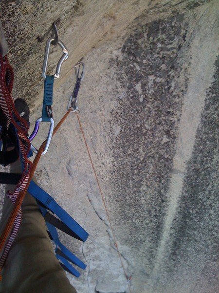 Looking Down from the lip of the Kor Roof.