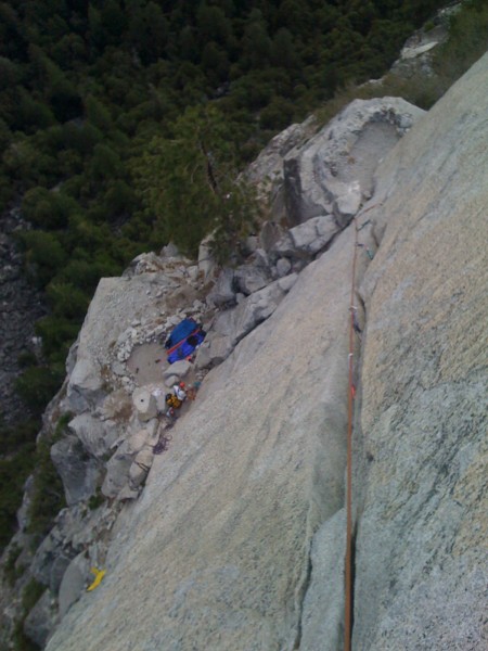 Dinner Ledge from above. Plush spot!