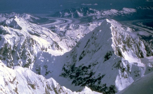 Mt. Huntington from South Buttress of Denali