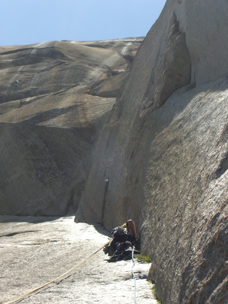 John Hall geting after the C2 fun of pitch 16.