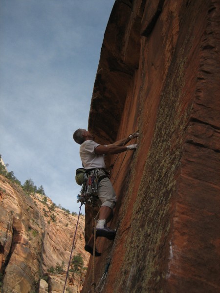 The amazing crux splitter pitch.  Fantastic position and pumpy thin ha...