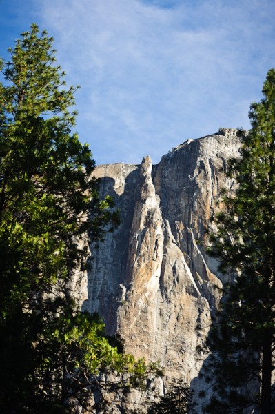 Lost Arrow Spire from the valley ground.