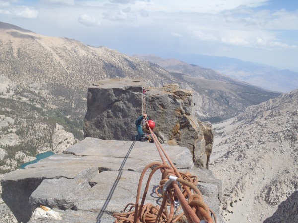 tyro on Sun Ribbon Arete, Temple Crag