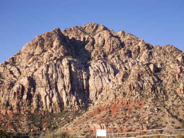 Angel Food Wall, from the trailhead