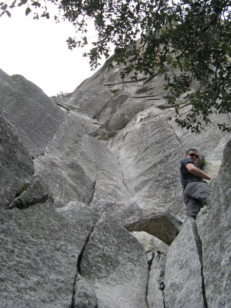 The first pitch is the dihedral to my left.