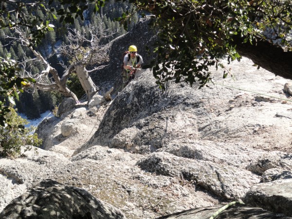 Dan jugging the last pitch!