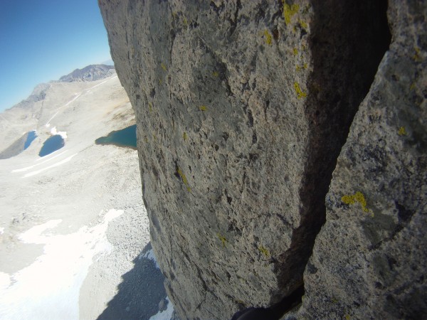 looking back down while seconding, what a pitch!