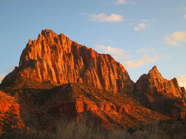 The Watchman at sunset