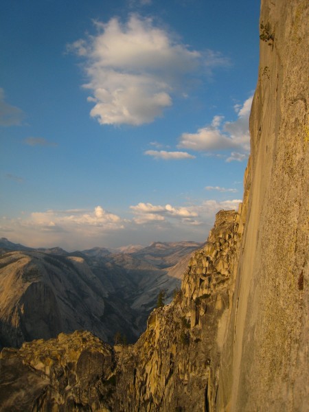 View across face at pitch 15