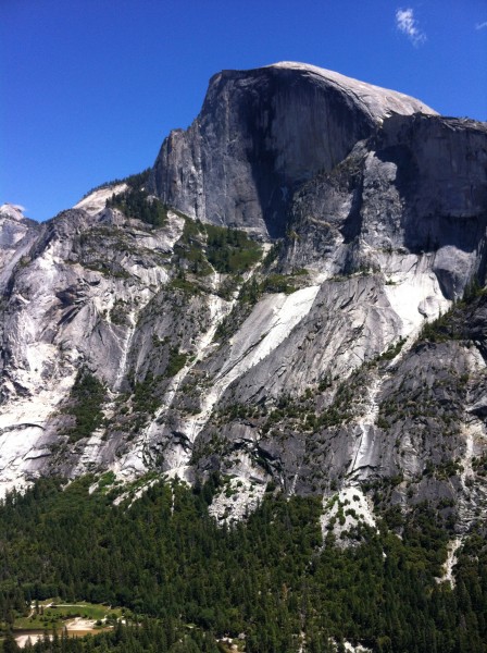 The view of Half Dome was amazing