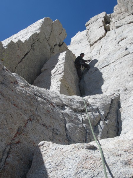 Max on east buttress. 5.7 fingers as I understand...