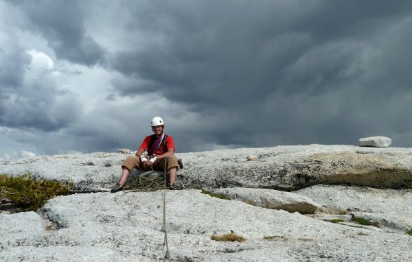 The summit. Nice place to get stuck by lightning.