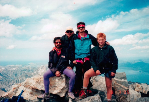 From left to right; my uncle, best friend my dad and myself on top of ...