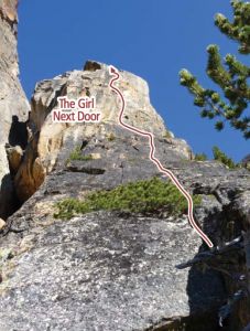 Liberty Bell - The Girl Next Door II 5.9- - Washington Pass, Washington, USA. Click to Enlarge
