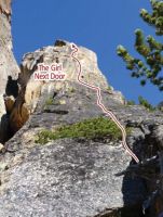 Liberty Bell - The Girl Next Door II 5.9- - Washington Pass, Washington, USA. Click to Enlarge