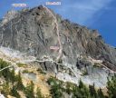Paisano Pinnacle - Rampage III 5.10d - Washington Pass, Washington, USA. Click for details.