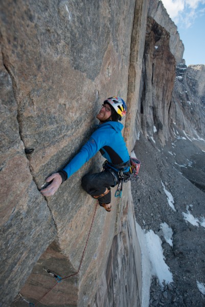 &#40;c&#41; richard felderer / tnf <br/>
iker frees the crux pitch &#40;13d&#41;