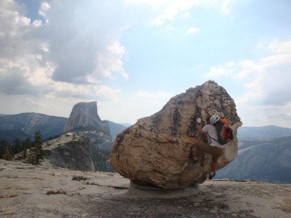 Tim's Got Energy to Spare after Topping out on "Half a Half Dome", aka...