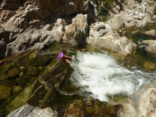Charging the rapids at Arroyo Seco