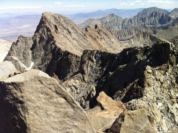 Looking towards Mt.Sill from the summit of N. Palisade