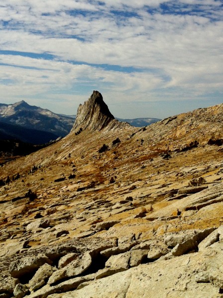 View of Matthes crest on the way to Cockscomb from echo ridge