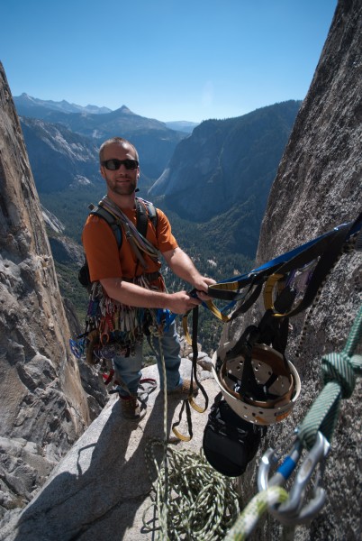 belay at the notch