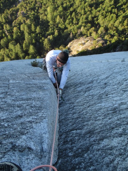 Finishing the pitch with 1/4in fingers.