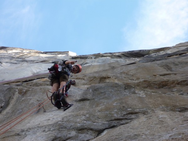 Ben taking a moment to pose for the camera on the third pitch