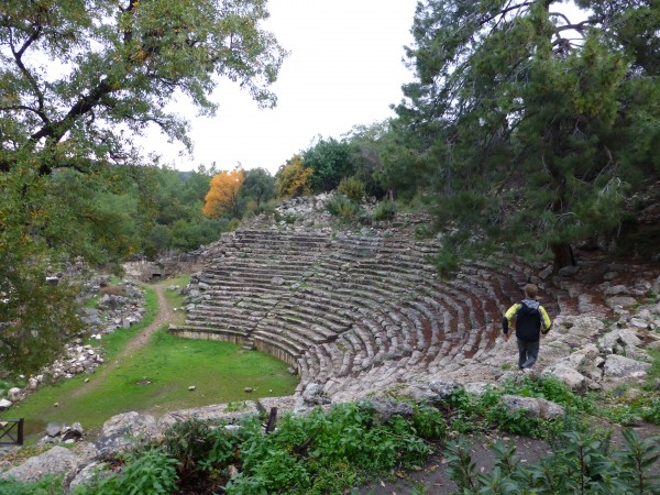 The amphitheater at Phaselis