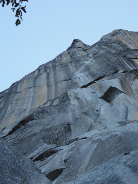 Day 1,View looking up The Prow on Washington Column.