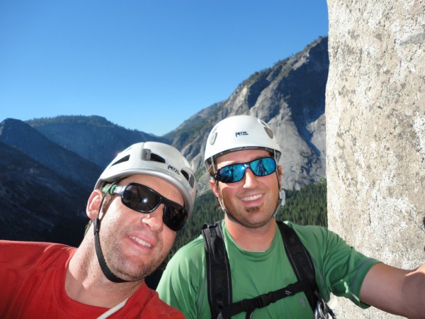 Andy and I at the top of pitch 1