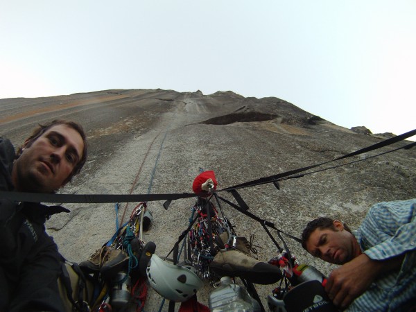 End of day 1, enjoying the view from the top of pitch 3.Awesome first ...