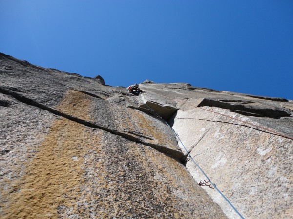Andy getting up pitch 6!