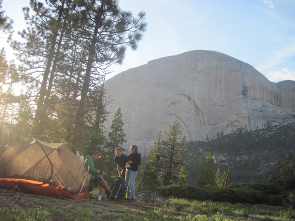 the camp with a good veiw