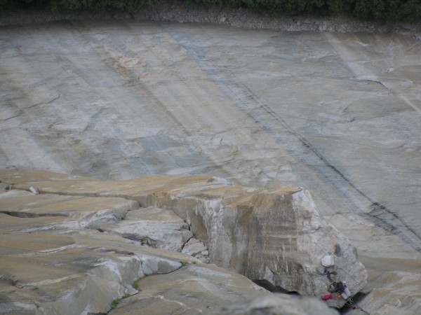 El Cap Spire, from the Sunkist headwall