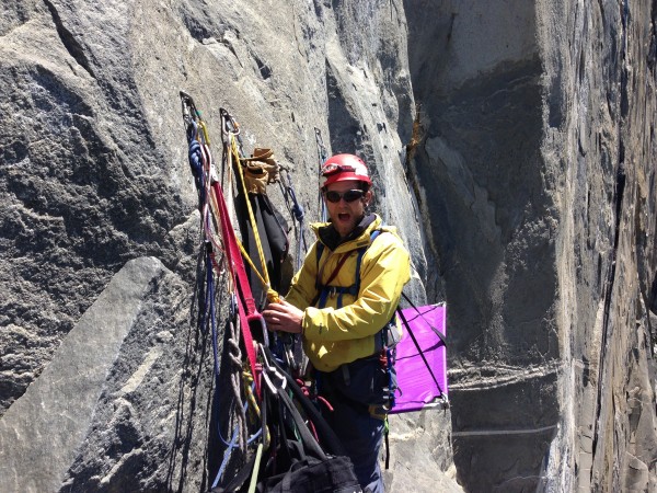 Joe at Belay 7. He was kind enough to let us play through.